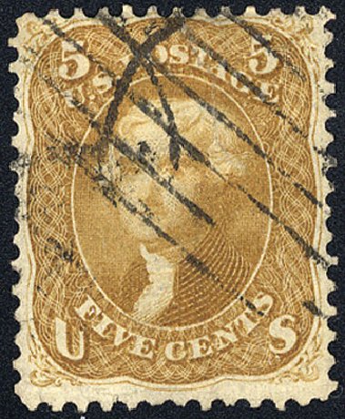 Price of US Stamps Scott #67 - 5c 1861 Jefferson. Cherrystone Auctions, Jan 2009, Sale 200901, Lot 83