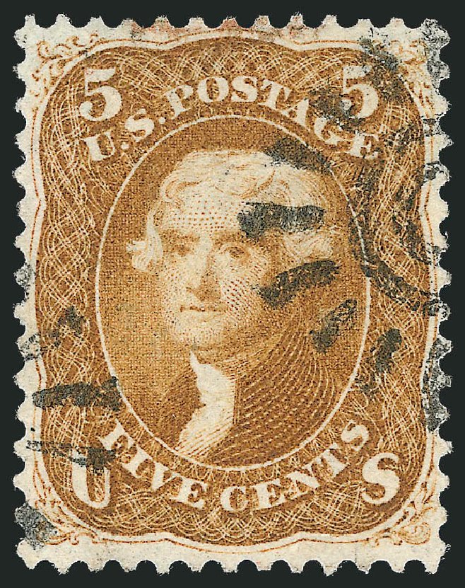 Cost of US Stamps Scott Cat. 67 - 1861 5c Jefferson. Robert Siegel Auction Galleries, Mar 2011, Sale 1007, Lot 2203