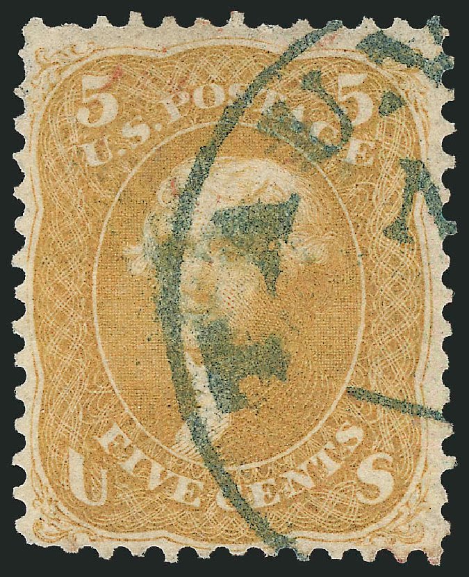 Values of US Stamps Scott Catalog 67 - 5c 1861 Jefferson. Robert Siegel Auction Galleries, Dec 2009, Sale 982, Lot 5203