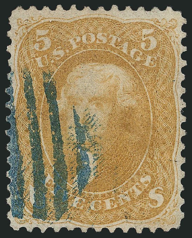 Prices of US Stamps Scott Catalog 67 - 1861 5c Jefferson. Robert Siegel Auction Galleries, Mar 2011, Sale 1007, Lot 2206