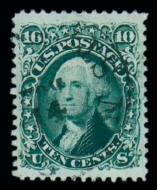Prices of US Stamp Scott Catalog # 68 - 10c 1861 Washington. Matthew Bennett International, Dec 2007, Sale 323, Lot 187
