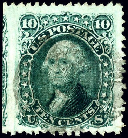 US Stamp Prices Scott #68: 10c 1861 Washington. Matthew Bennett International, Dec 2008, Sale 330, Lot 1497