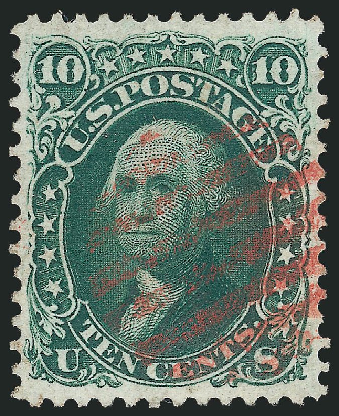 Price of US Stamp Scott Cat. #68 - 10c 1861 Washington. Robert Siegel Auction Galleries, Mar 2011, Sale 1007, Lot 2207