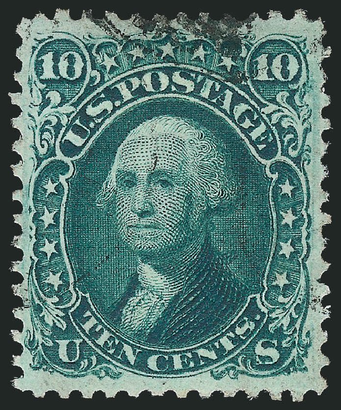 Costs of US Stamp Scott Catalog #68 - 1861 10c Washington. Robert Siegel Auction Galleries, Apr 2010, Sale 984, Lot 287