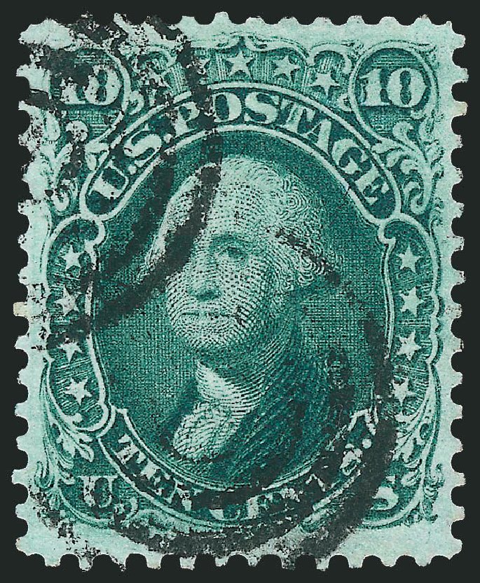 Price of US Stamp Scott Catalog #68 - 10c 1861 Washington. Robert Siegel Auction Galleries, Mar 2011, Sale 1007, Lot 2208