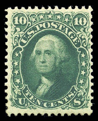 US Stamps Value Scott Catalogue 68: 10c 1861 Washington. Matthew Bennett International, Sep 2010, Sale 331, Lot 409