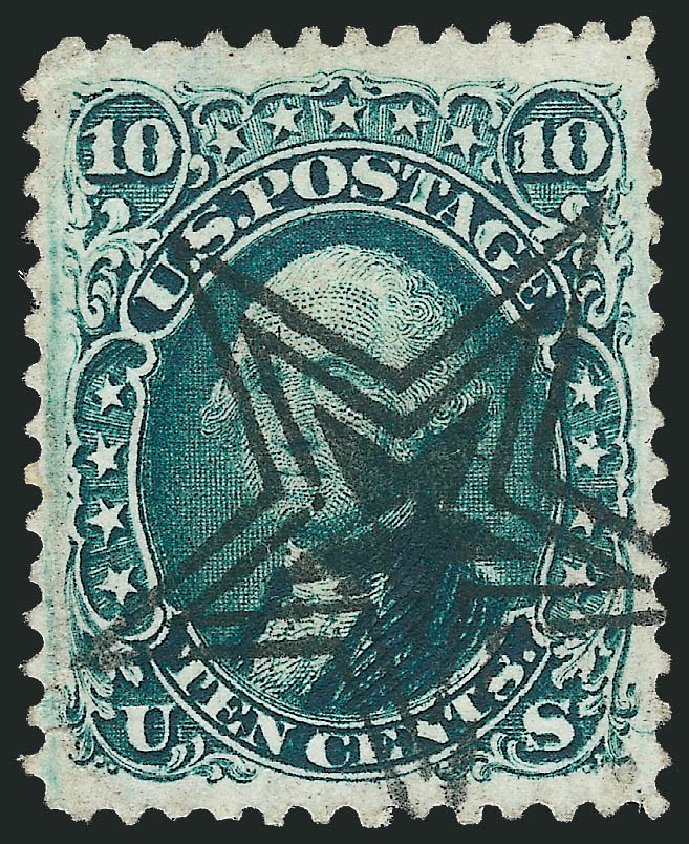 US Stamps Price Scott 68 - 1861 10c Washington. Robert Siegel Auction Galleries, Mar 2011, Sale 1007, Lot 2209