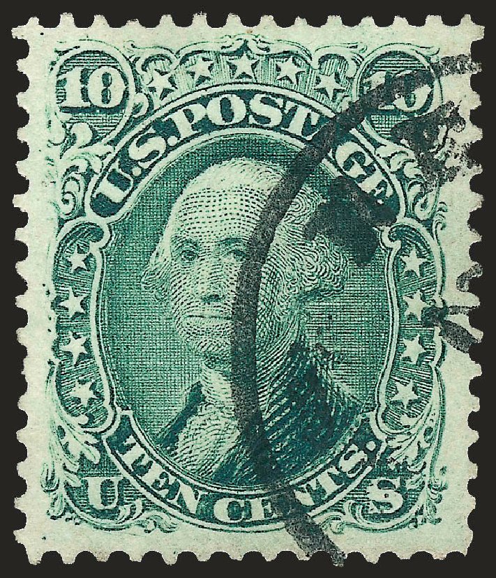 US Stamps Price Scott Catalog #68 - 10c 1861 Washington. Robert Siegel Auction Galleries, Dec 2008, Sale 967, Lot 4169