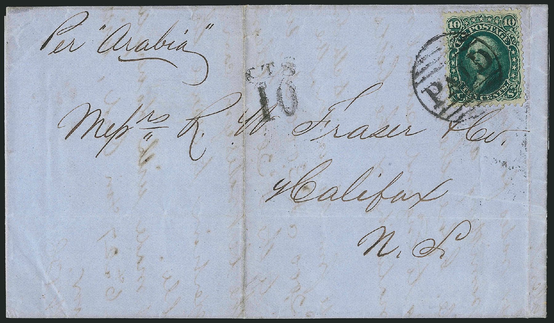 US Stamps Price Scott # 68: 10c 1861 Washington. Robert Siegel Auction Galleries, Sep 2010, Sale 993, Lot 440