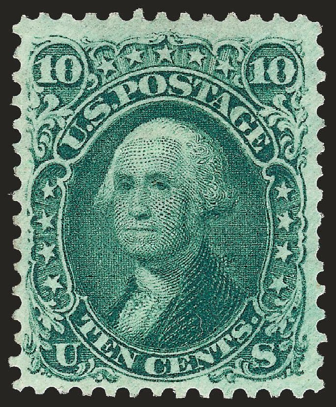 Values of US Stamps Scott 68 - 10c 1861 Washington. Robert Siegel Auction Galleries, Oct 2008, Sale 963, Lot 501