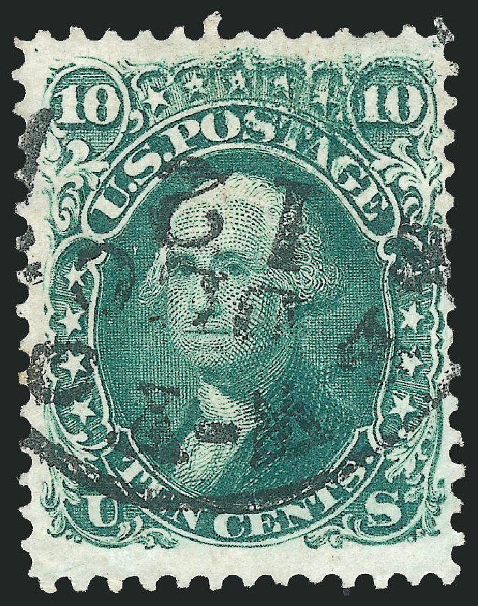 Values of US Stamp Scott Cat. 68 - 10c 1861 Washington. Robert Siegel Auction Galleries, Sep 2010, Sale 993, Lot 394