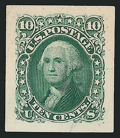 Values of US Stamp Scott Catalogue # 68 - 1861 10c Washington. Robert Siegel Auction Galleries, Sep 2008, Sale 962, Lot 2055