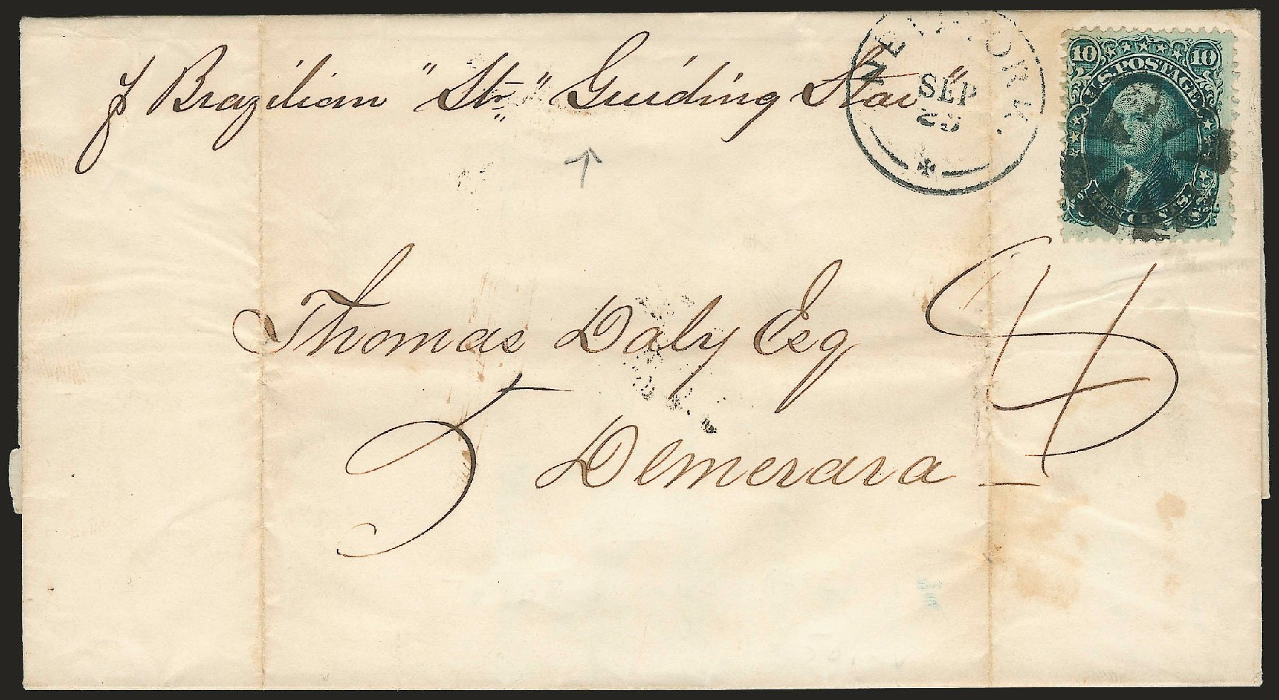 Prices of US Stamp Scott 68 - 10c 1861 Washington. Robert Siegel Auction Galleries, Jun 2009, Sale 973, Lot 75