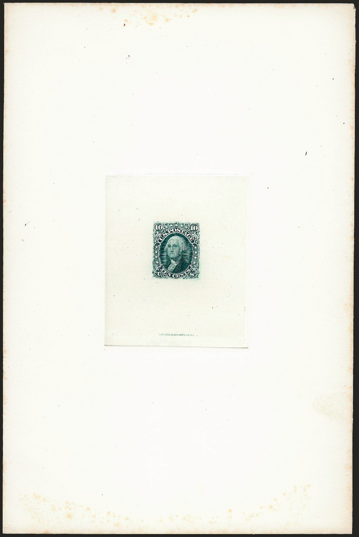 US Stamps Price Scott Catalogue 68: 10c 1861 Washington. Robert Siegel Auction Galleries, Dec 2008, Sale 967, Lot 4012