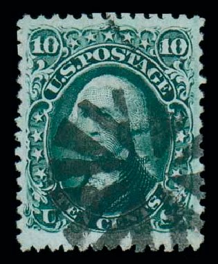 US Stamps Price Scott #68: 1861 10c Washington. Matthew Bennett International, Dec 2007, Sale 323, Lot 186