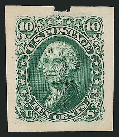 Cost of US Stamps Scott #68 - 10c 1861 Washington. Robert Siegel Auction Galleries, Sep 2008, Sale 962, Lot 2056