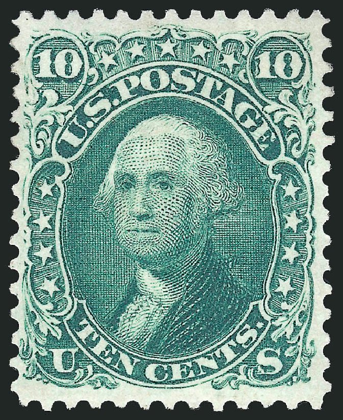 Price of US Stamps Scott #68: 1861 10c Washington. Robert Siegel Auction Galleries, Jun 2009, Sale 975, Lot 1256