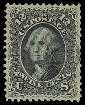 US Stamp Price Scott Catalog #69: 1861 12c Washington. Daniel Kelleher Auctions, Jul 2011, Sale 625, Lot 707