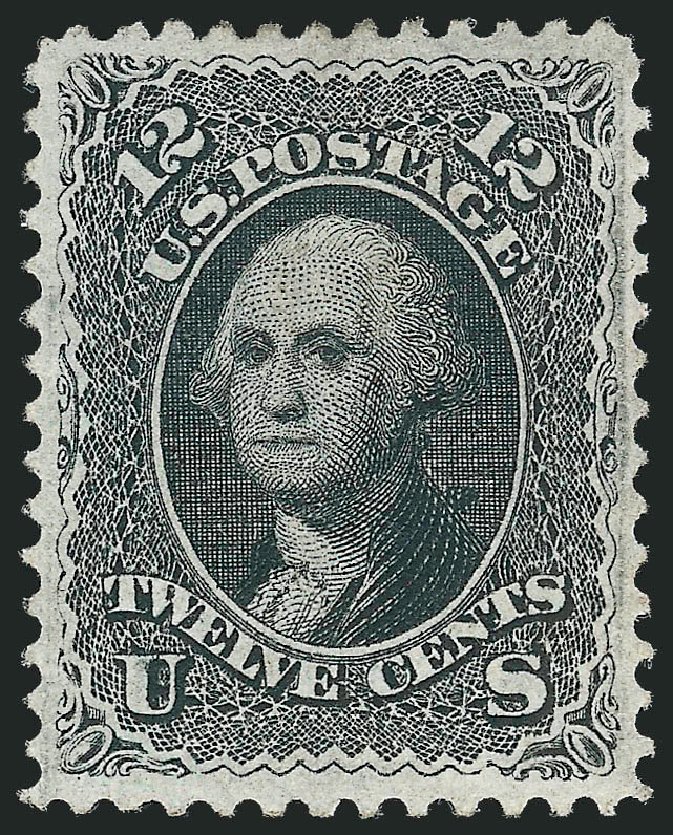 US Stamps Prices Scott Catalogue # 69: 1861 12c Washington. Robert Siegel Auction Galleries, Feb 2010, Sale 983, Lot 48