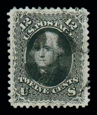 Prices of US Stamp Scott Cat. #69 - 1861 12c Washington. Matthew Bennett International, Dec 2007, Sale 323, Lot 189