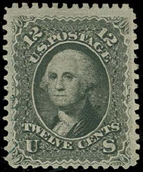 Costs of US Stamp Scott Cat. # 69 - 1861 12c Washington. H.R. Harmer, Oct 2014, Sale 3006, Lot 1099