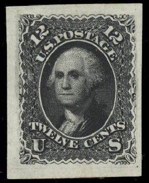Value of US Stamps Scott Cat. # 69: 1861 12c Washington. Daniel Kelleher Auctions, Jan 2012, Sale 628, Lot 249