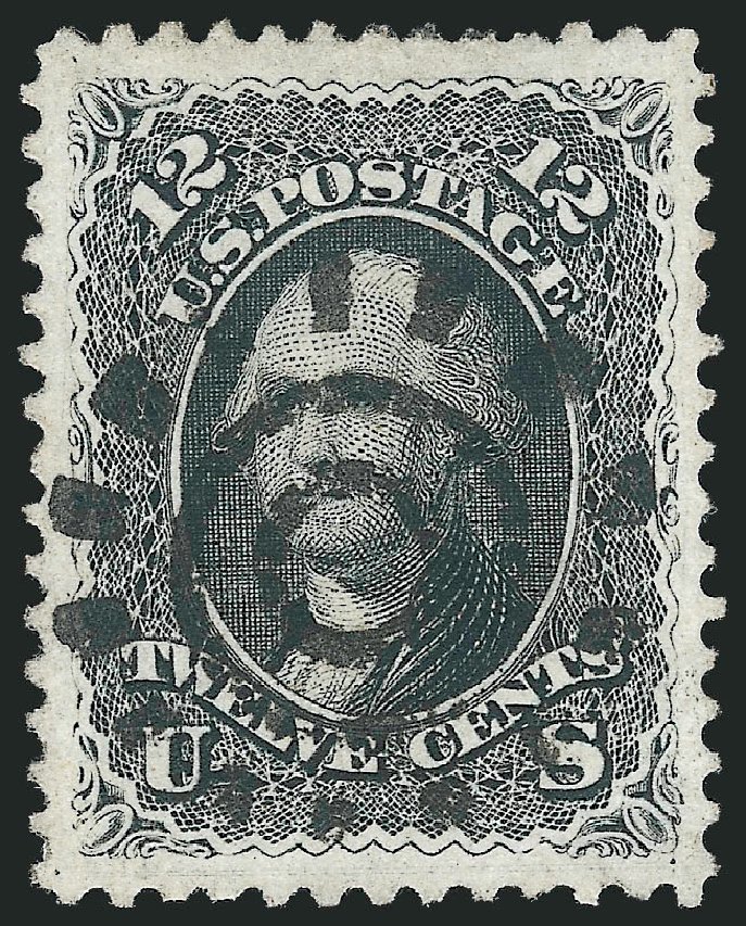 US Stamp Values Scott Catalog #69 - 1861 12c Washington. Robert Siegel Auction Galleries, Dec 2013, Sale 1062, Lot 199