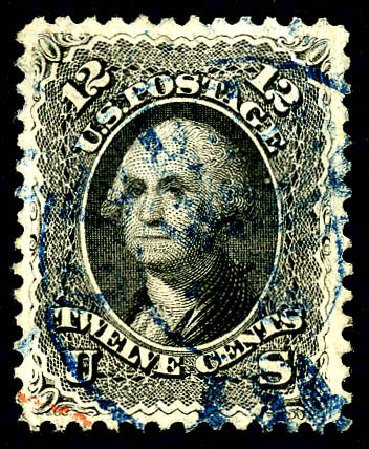 Value of US Stamps Scott Catalogue 69 - 1861 12c Washington. Matthew Bennett International, Dec 2008, Sale 330, Lot 1500