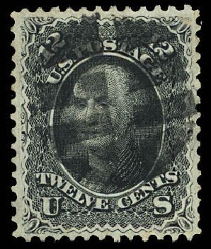 Price of US Stamps Scott Catalog #69: 12c 1861 Washington. Daniel Kelleher Auctions, Dec 2012, Sale 633, Lot 390