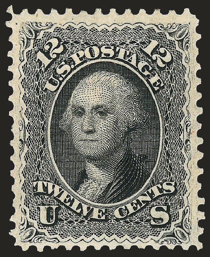 Values of US Stamp Scott #69 - 1861 12c Washington. Robert Siegel Auction Galleries, Dec 2008, Sale 967, Lot 4170