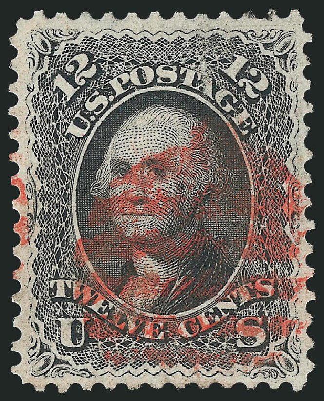 US Stamp Values Scott Catalogue #69: 12c 1861 Washington. Robert Siegel Auction Galleries, Oct 2010, Sale 995, Lot 2010
