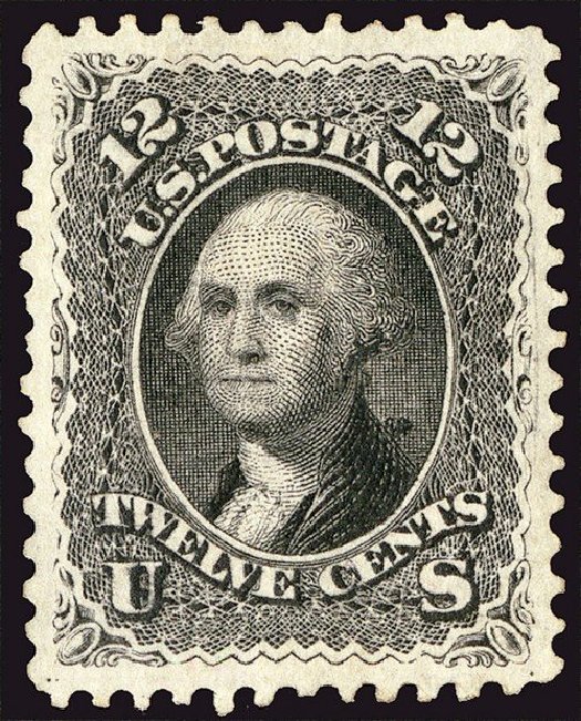 Value of US Stamp Scott Cat. #69: 12c 1861 Washington. Spink Shreves Galleries, Jan 2014, Sale 146, Lot 210