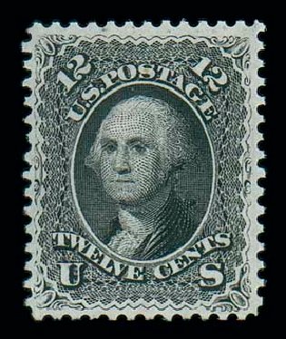 Value of US Stamp Scott #69 - 1861 12c Washington. Matthew Bennett International, Oct 2007, Sale 320, Lot 401