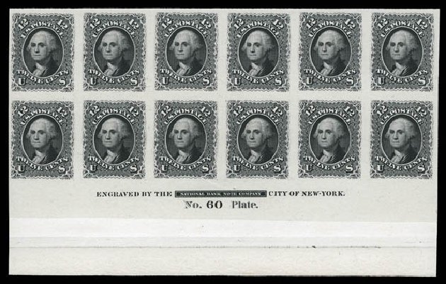 Prices of US Stamps Scott Catalogue # 69: 1861 12c Washington. Matthew Bennett International, Sep 2012, Sale 346, Lot 701