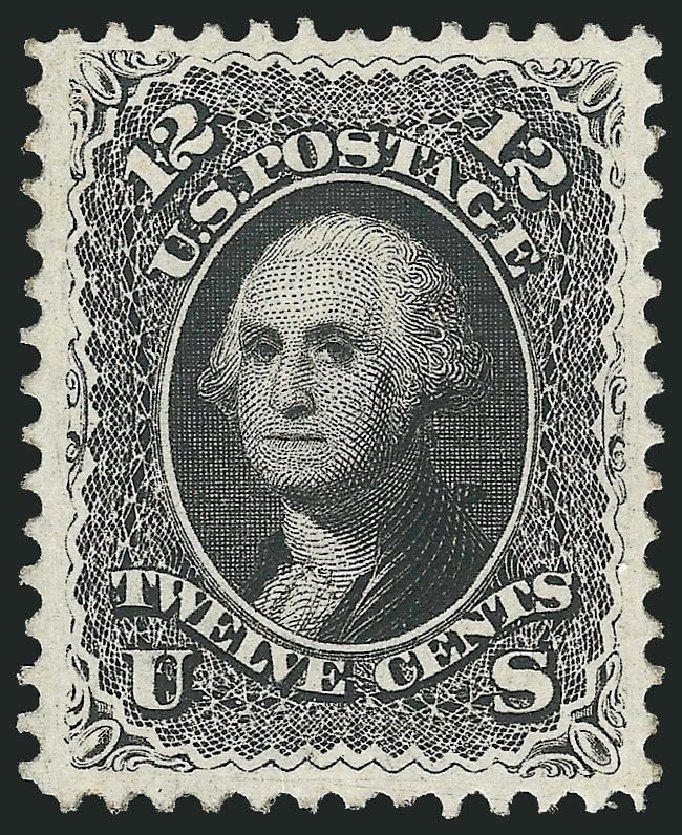 US Stamps Values Scott Cat. 69 - 12c 1861 Washington. Robert Siegel Auction Galleries, Sep 2014, Sale 1078, Lot 161