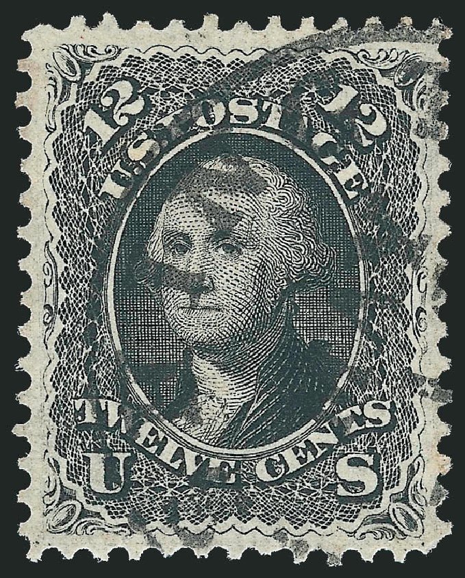 US Stamp Price Scott Cat. 69 - 1861 12c Washington. Robert Siegel Auction Galleries, Jun 2012, Sale 1024, Lot 114