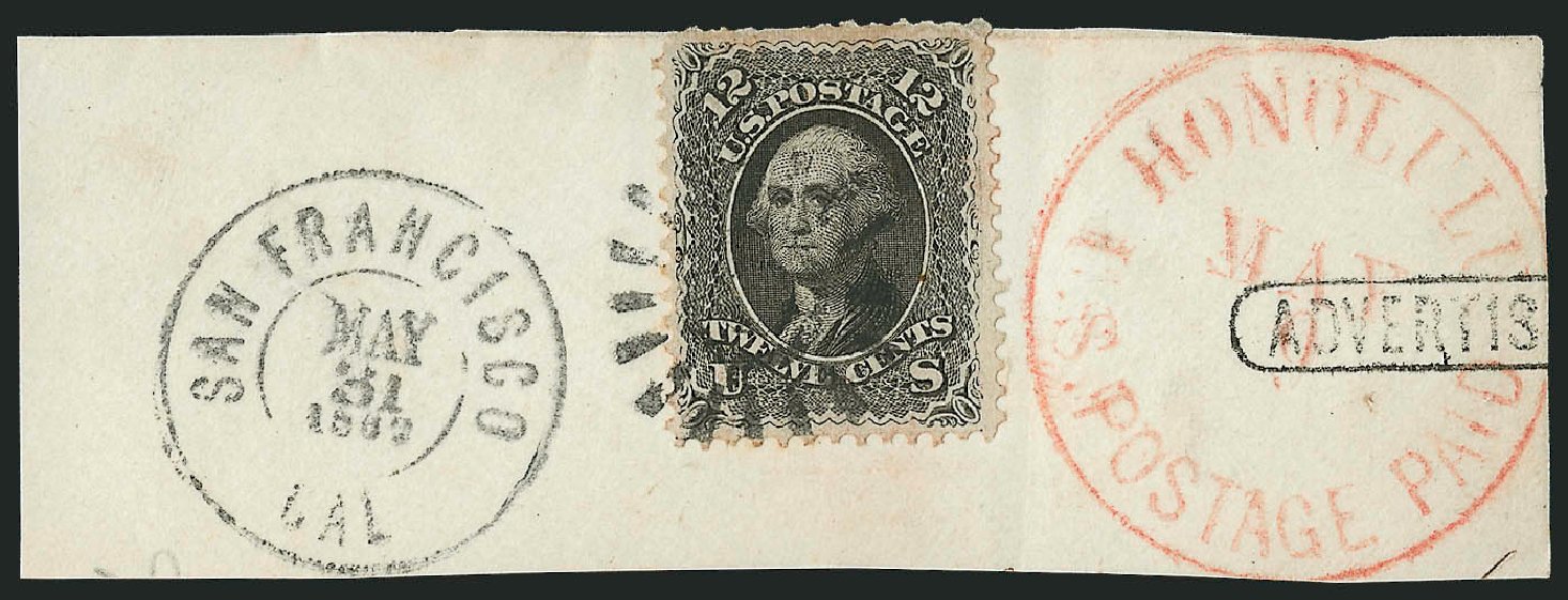 Price of US Stamp Scott Catalog #69 - 12c 1861 Washington. Robert Siegel Auction Galleries, Jul 2013, Sale 1050, Lot 194