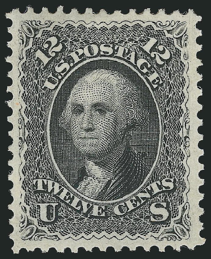 US Stamp Value Scott Catalogue # 69 - 12c 1861 Washington. Robert Siegel Auction Galleries, Nov 2013, Sale 1057, Lot 624