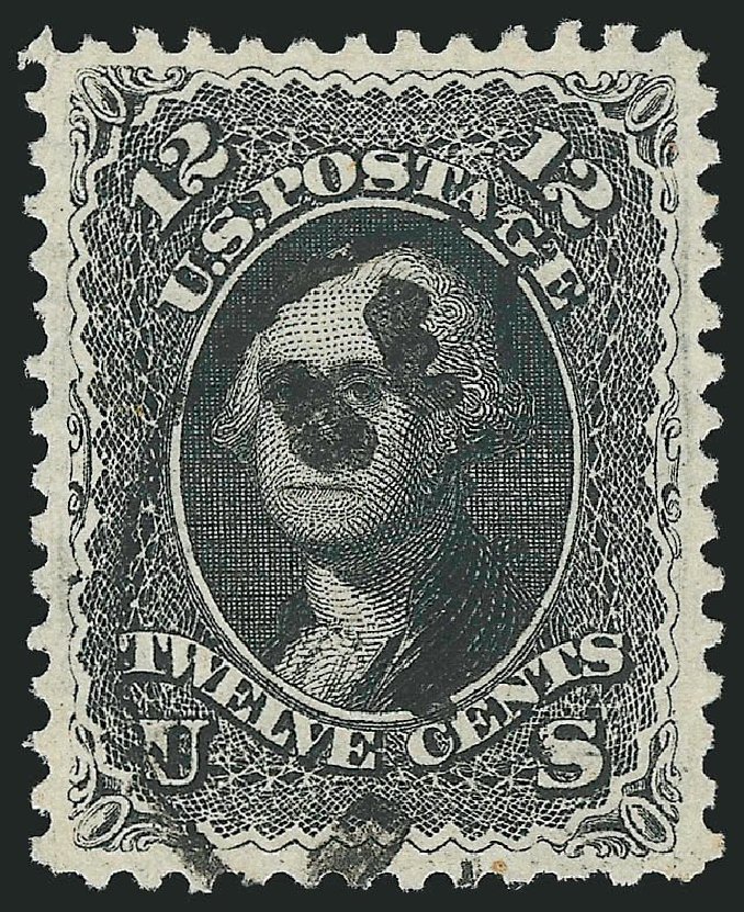 US Stamp Prices Scott Cat. #69: 1861 12c Washington. Robert Siegel Auction Galleries, Sep 2014, Sale 1078, Lot 164