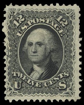 Costs of US Stamp Scott Catalog #69: 1861 12c Washington. Daniel Kelleher Auctions, Aug 2012, Sale 631, Lot 765