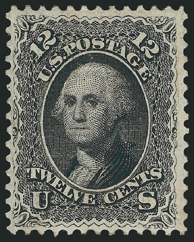 US Stamp Values Scott Catalogue # 69: 1861 12c Washington. Robert Siegel Auction Galleries, Dec 2011, Sale 1017, Lot 525