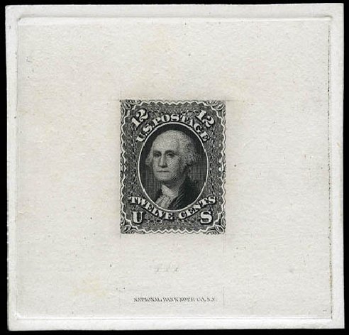US Stamps Value Scott Cat. #69 - 1861 12c Washington. Matthew Bennett International, Sep 2011, Sale 338, Lot 1582