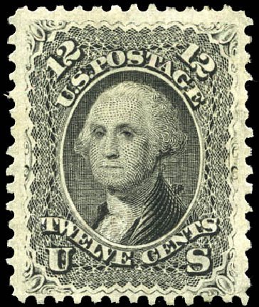 US Stamp Value Scott Cat. 69: 12c 1861 Washington. Matthew Bennett International, Sep 2011, Sale 338, Lot 1732