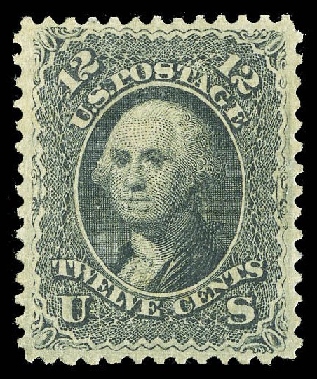 US Stamps Value Scott Catalogue 69 - 1861 12c Washington. Matthew Bennett International, Sep 2012, Sale 346, Lot 702