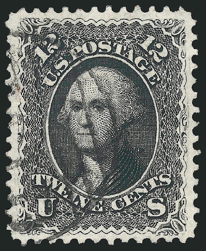 Value of US Stamps Scott Catalogue # 69: 12c 1861 Washington. Robert Siegel Auction Galleries, Jul 2013, Sale 1050, Lot 193
