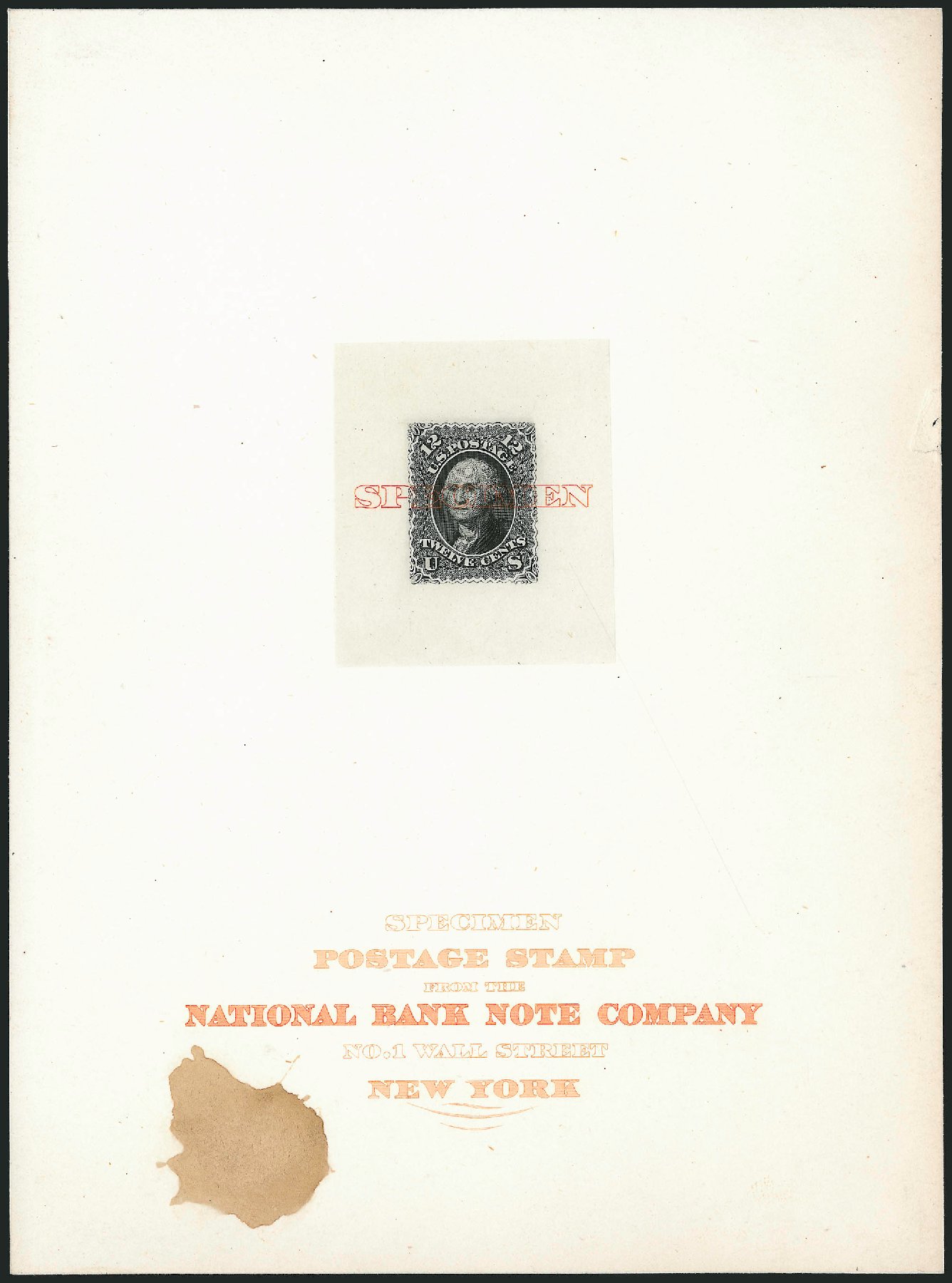 Values of US Stamp Scott Catalog 69 - 1861 12c Washington. Robert Siegel Auction Galleries, Oct 2014, Sale 1082, Lot 63