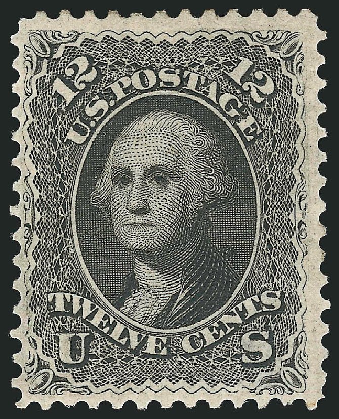 US Stamps Values Scott Catalogue #69: 12c 1861 Washington. Robert Siegel Auction Galleries, Oct 2008, Sale 963, Lot 503