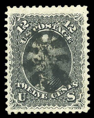US Stamps Value Scott 69 - 12c 1861 Washington. Matthew Bennett International, Sep 2010, Sale 333, Lot 3426