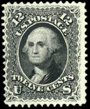 Prices of US Stamps Scott Cat. #69 - 12c 1861 Washington. Harmer-Schau Auction Galleries, Oct 2010, Sale 87, Lot 116