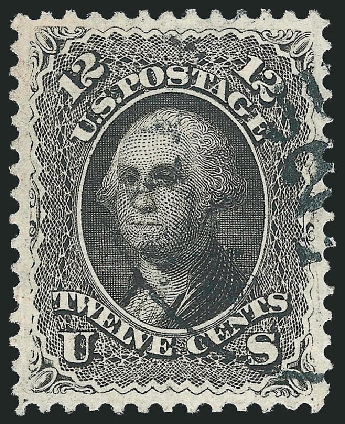 US Stamps Prices Scott Cat. #69 - 1861 12c Washington. Robert Siegel Auction Galleries, Mar 2012, Sale 1019, Lot 396
